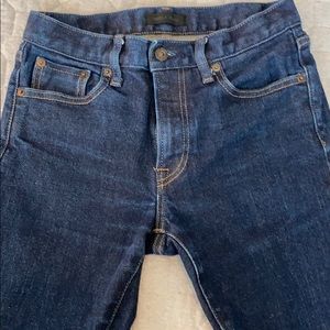 Uniqlo 28x32 Slim Straight Dark Blue Jeans
